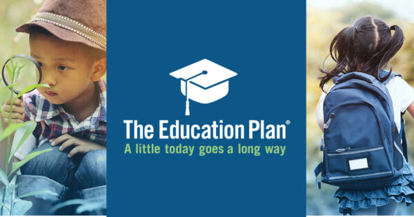 the education plan title card featuring two kids