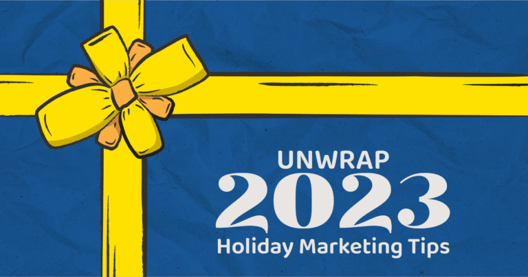 2023 holiday marketing tips title card